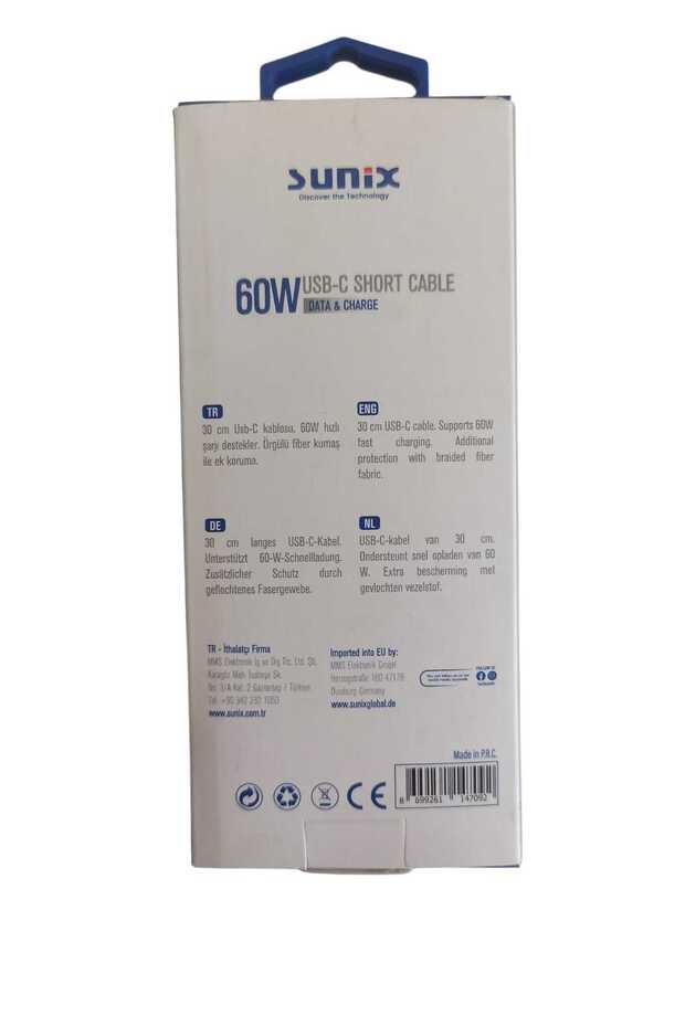 60W USB-C SHORT (KISA) KABLO - 3