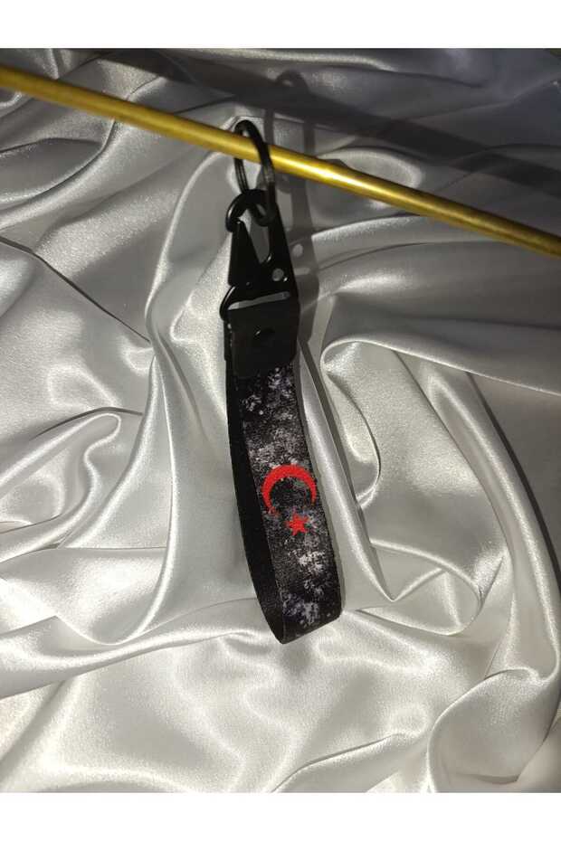 Ay Yildiz New Model 19 cm Fabric Keychain Quality Auto-Moto Accessory Double-Sided Printing