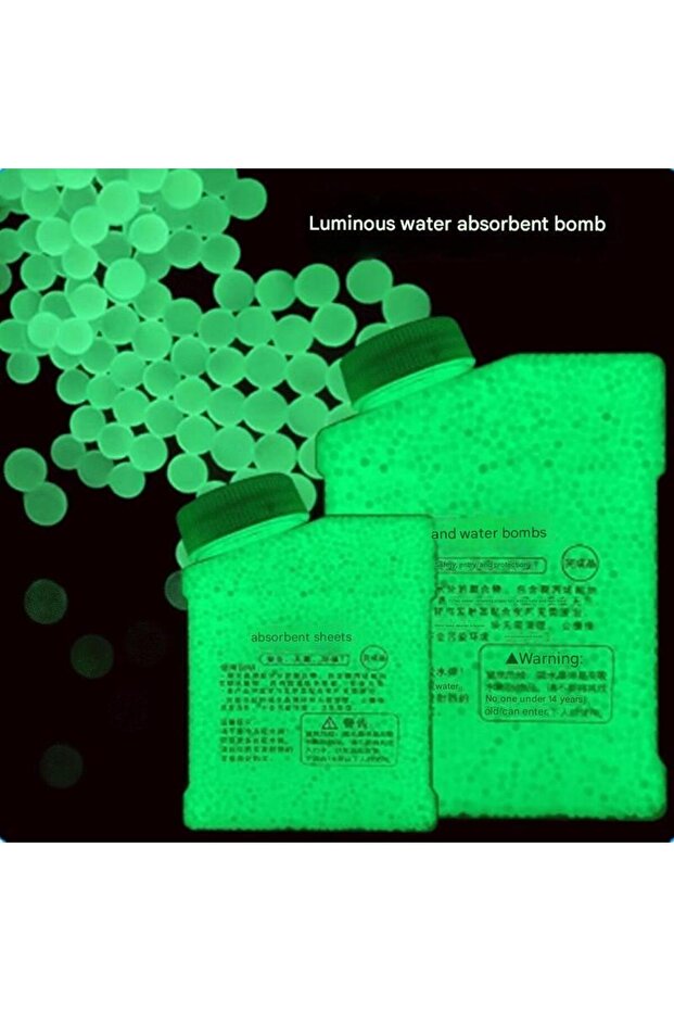 glow in dark gel balls 50000pc