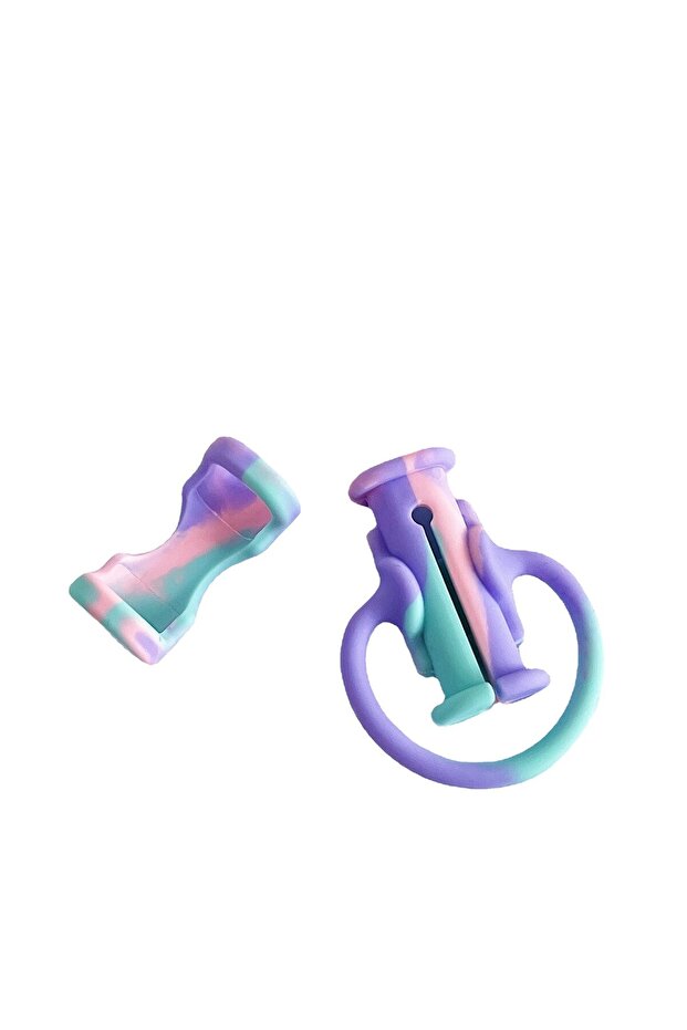 USB cable protector, silicone, model 2, multicolor - 4