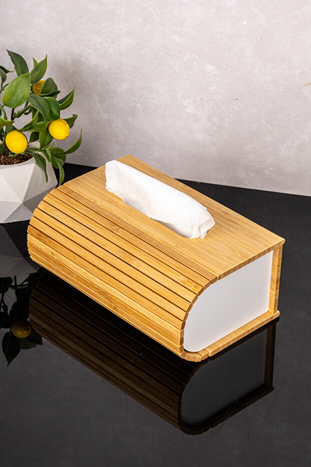 Bambu Modern Peçetelik Şık Tasarımlı Peçetelik - 7