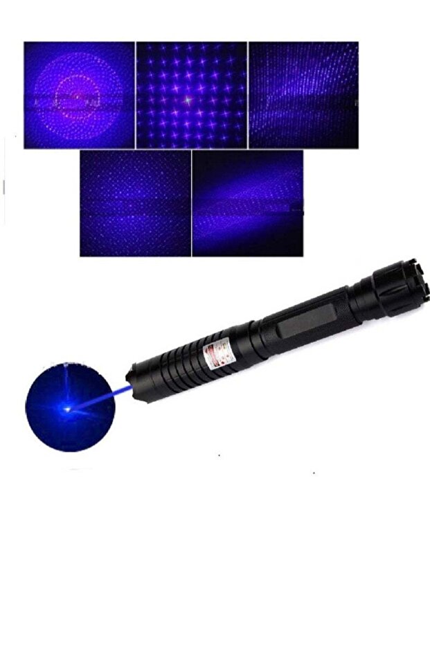 Blue Laser Pointer High Power Burning Laser Torch with 1000mW 1W Output Power - 3