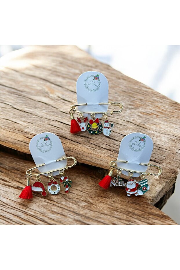 Yılbaşı İskoç İğnesi - 2