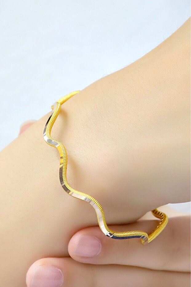 Zig Zag Ajda Bilezik Kelepçe - 2