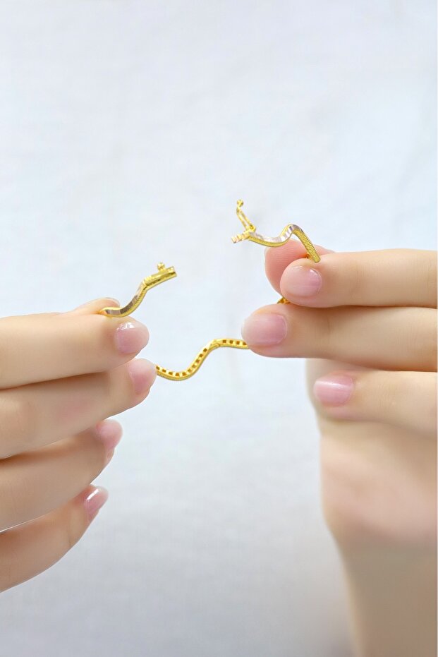 Zig Zag Ajda Bilezik Kelepçe - 4