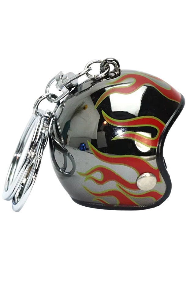 سلسلة مفاتيح على شكل خوذة كهربائية - 1