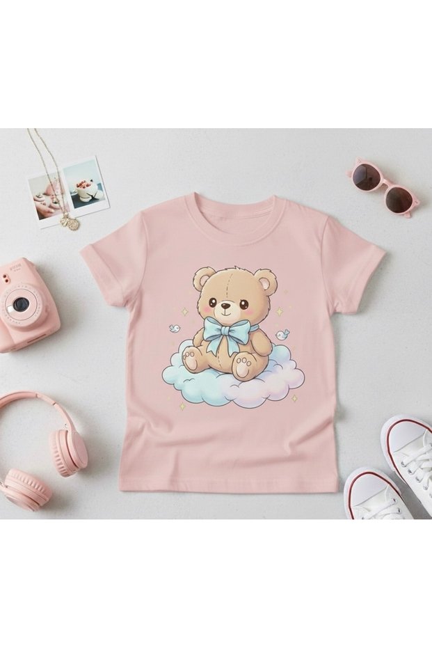 100% Cotton Bear Printed Children's T-Shirt