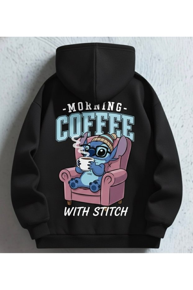 100% Cotton Stitch Printed Children's Hoodie