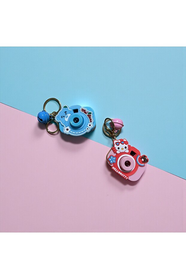 سلسلة مفاتيح على شكل كاميرا لطيفة - 1