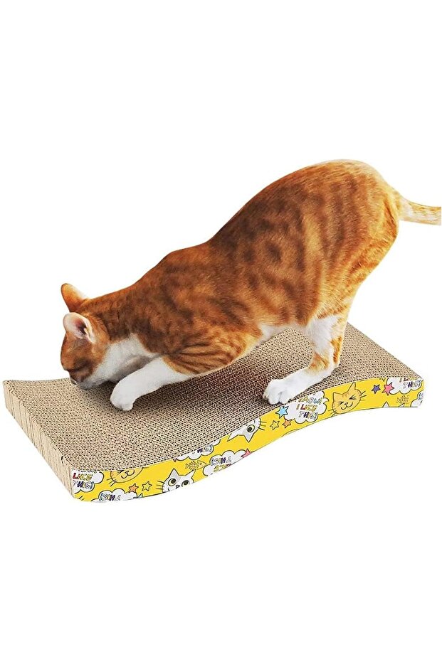 Cat Scratcher Cardboard Wave Design (1 Pack A)