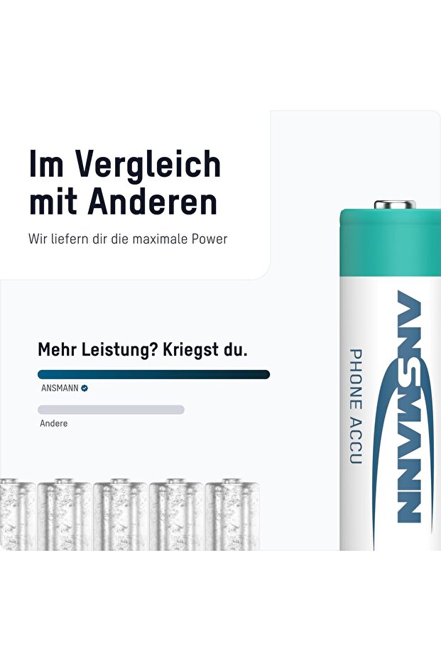 بطارية قابلة للشحن AAA سعة 800 مللي أمبير - 5