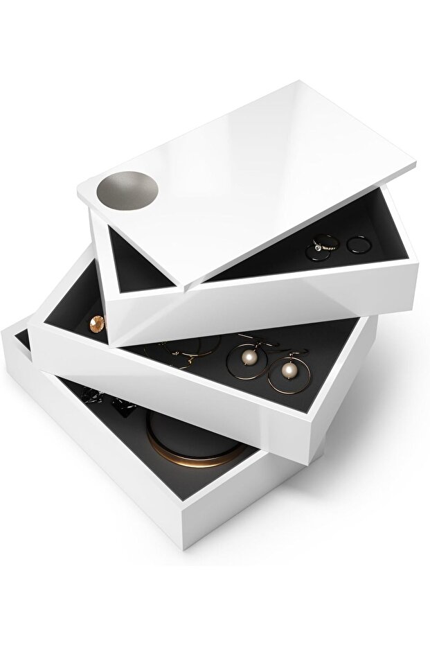 Spindle Jewelry/Storage/Photo Box, Multi-Colour