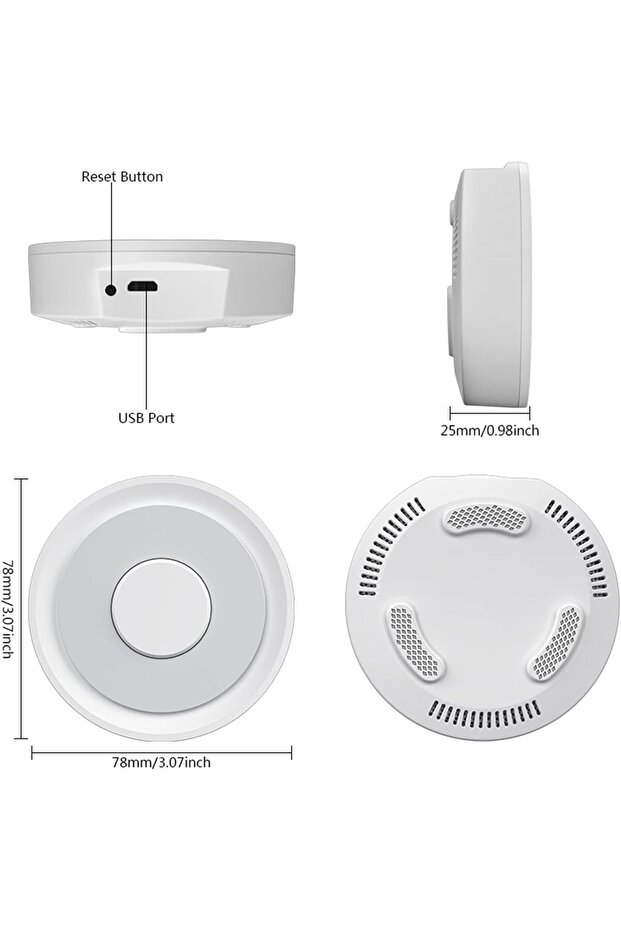 Tuya Zigbee 3.0 Hub Gateway - Wired Zigbee 3.0 WiFi Smart Home Hub (Works with Alexa & Goog - 3