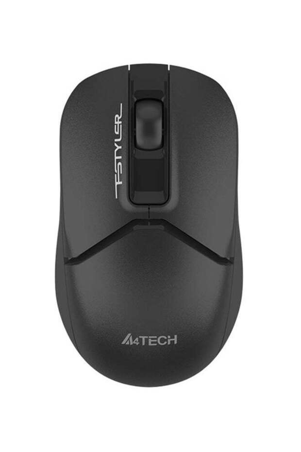 A4TECH FB12S Dual Mode Wireless Bluetooth Silent Click Mouse, 1200 DPI, Black - 1