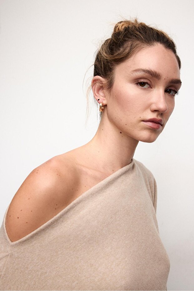 Kayık yaka panço - 3