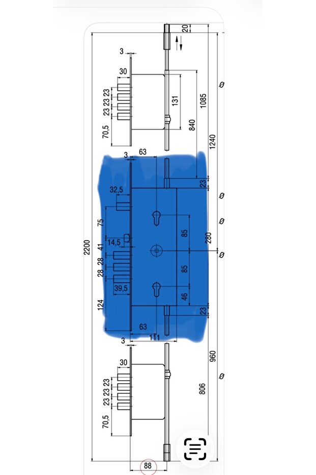 Falez Çelik kapı orta gövde barelsiz - 4