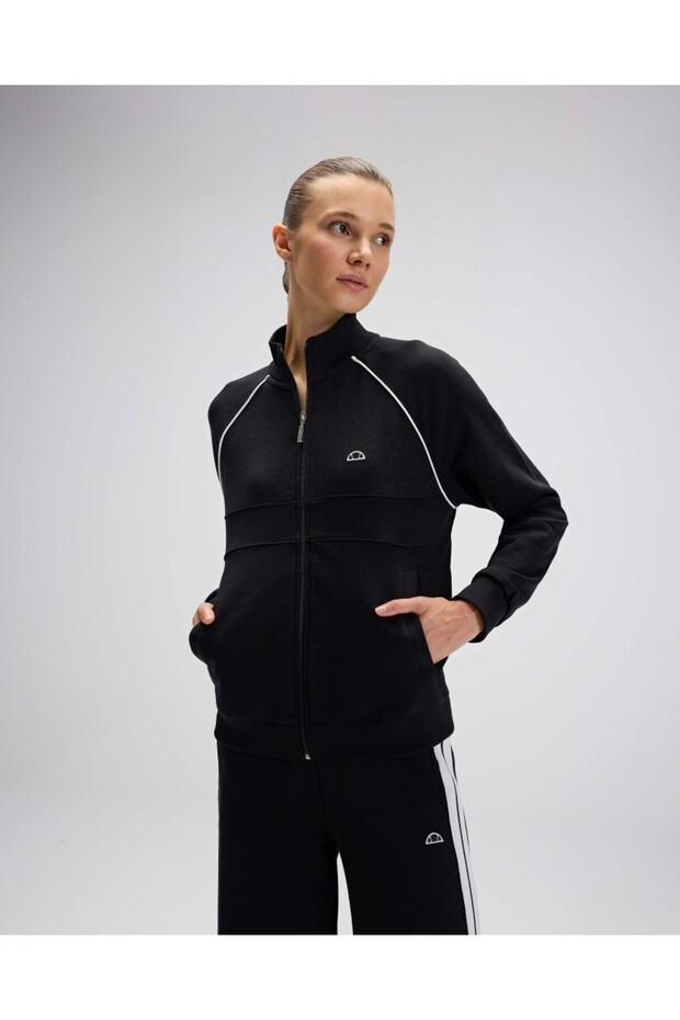 EF535-BK Kadın Siyah Sweat - 1