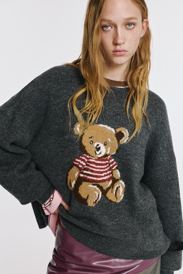 Ayı desenli kazak - 5