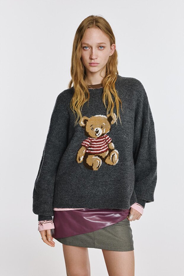 Ayı desenli kazak - 2