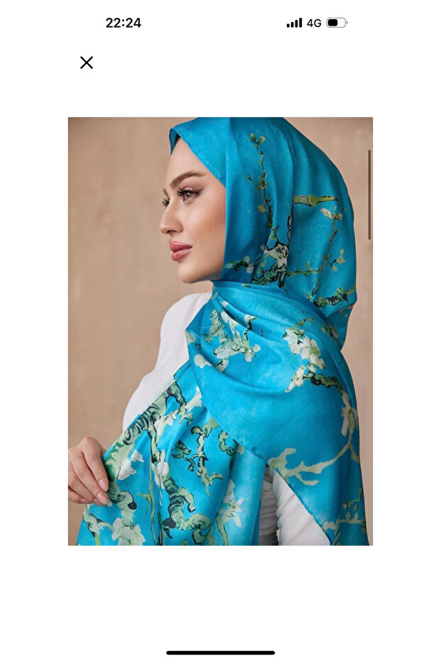 Van gogh vual ipek şal - 2