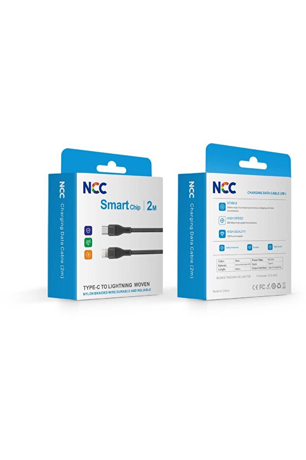 Type-C to Lightning Cable Nylon Braided - - 2