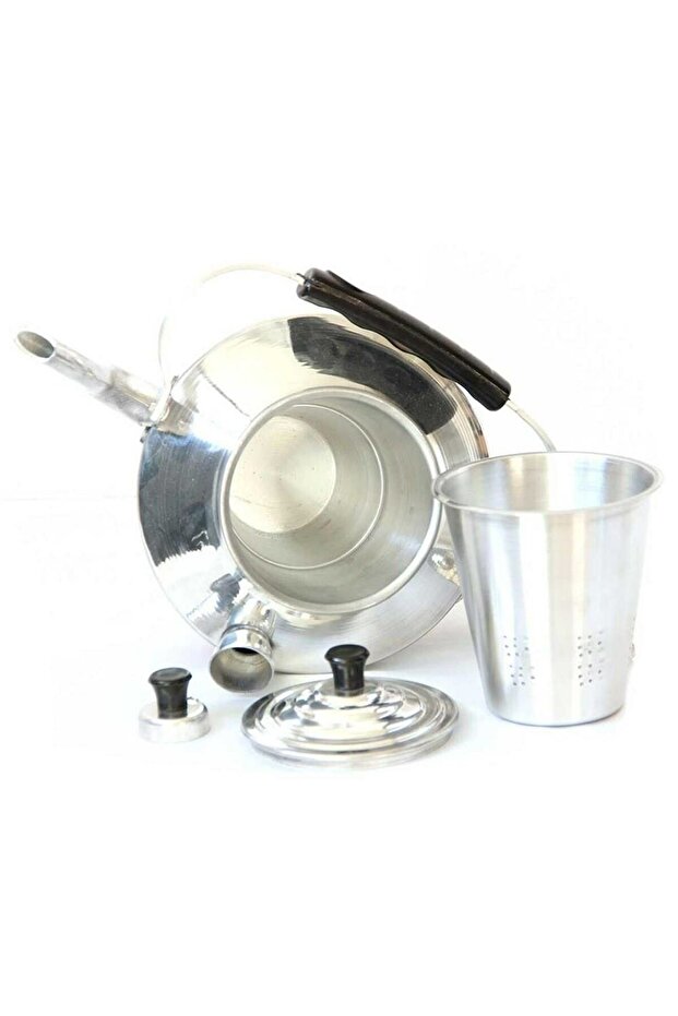 Çift Taraflı Amlüminyum Süzgeçli Çaydanlık - 6