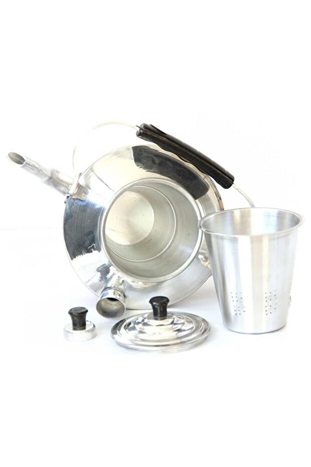 Çift Taraflı Amlüminyum Süzgeçli Çaydanlık - 2