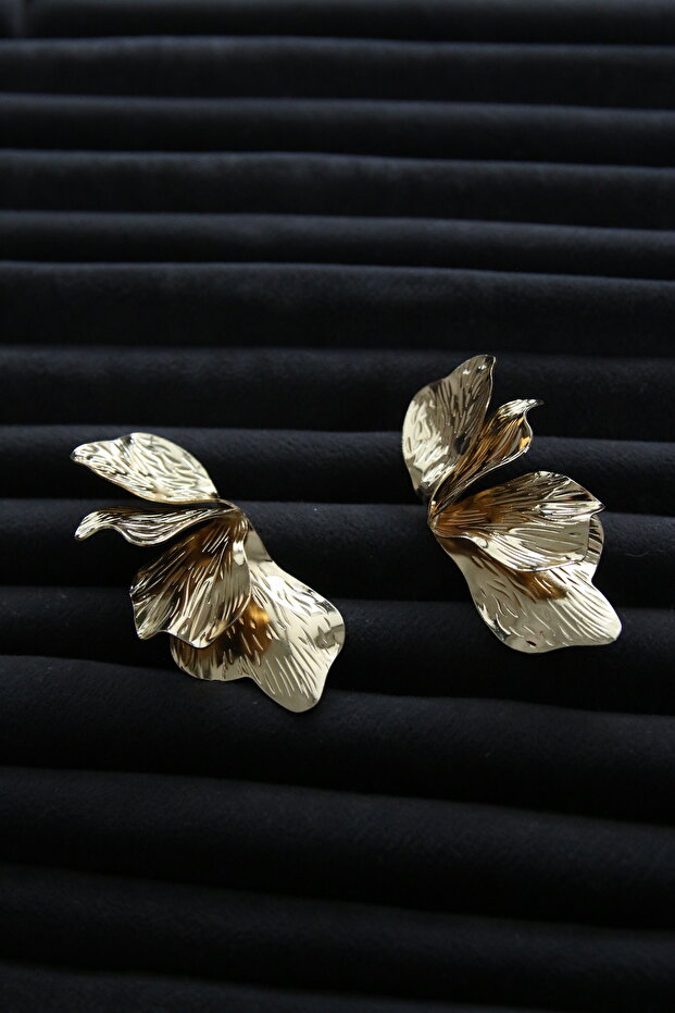 Çiçek Çelik Küpe - 2