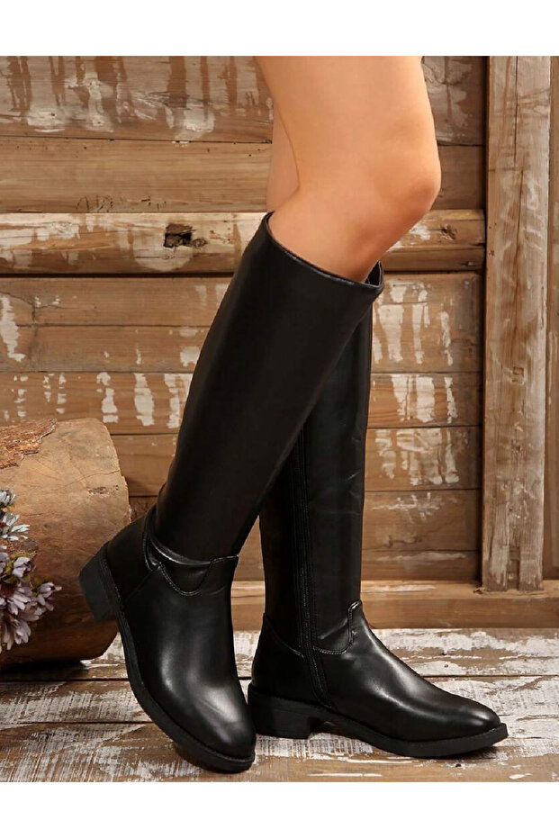Boots, Black - 1