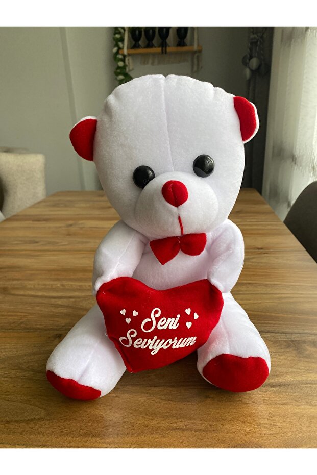 Plush Heart Bear 35 cm