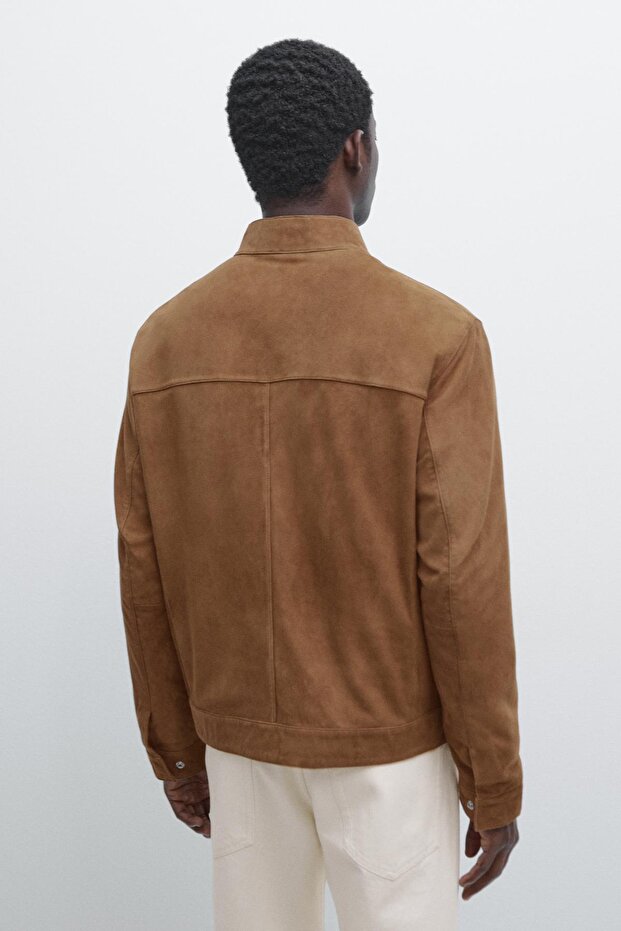 Süet deri ceket - 3