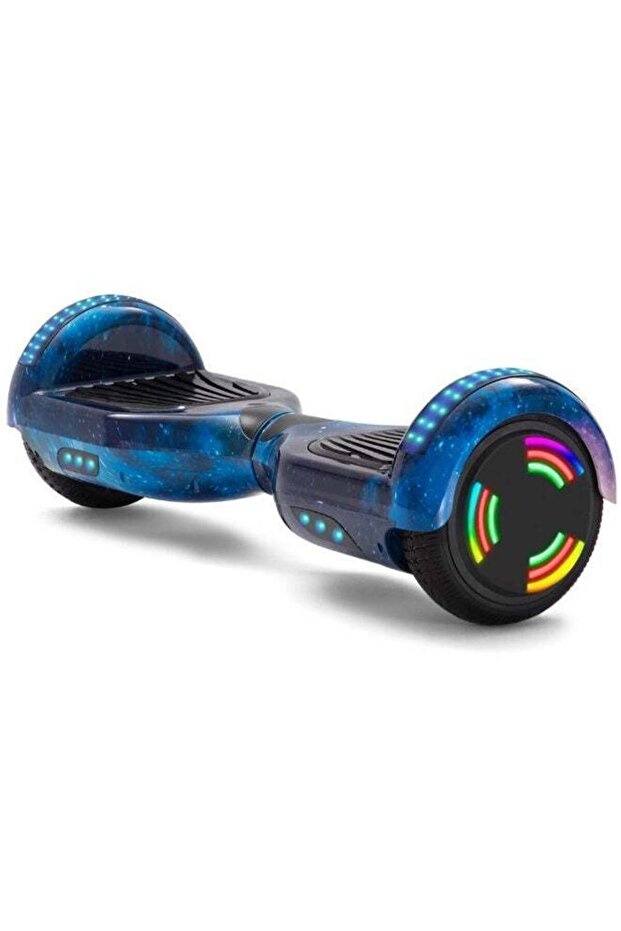 Hoverboard with Music & LED Wheels – Safe Self Balancing Smart Electric Scooter for Kids & A