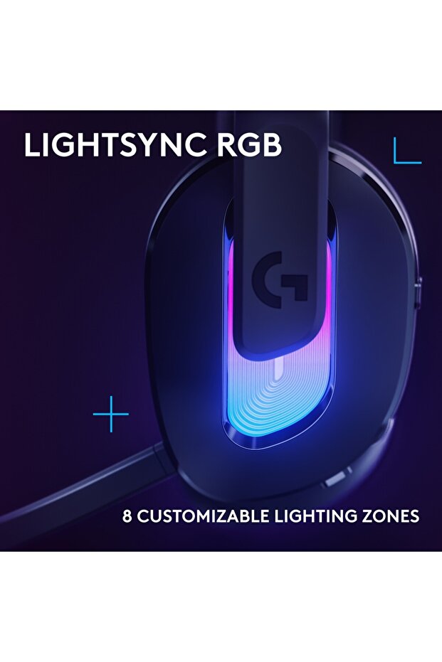 G522 Wireless Gaming Headset, Multiplatform, USB-C, Black - 3