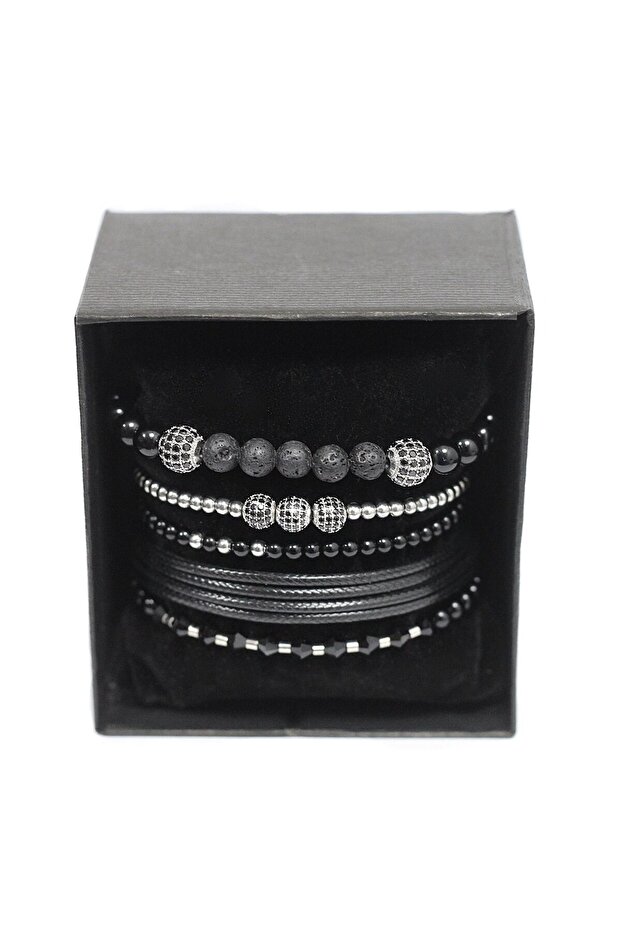 Set bratari barbati Argo Silver - 2