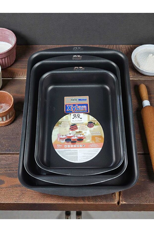 طقم صينية خبز تيفال مستطيل - 3