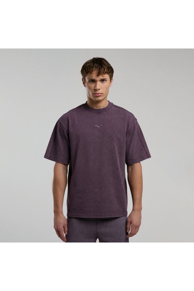 Bronx 1910 Oversized Men's Purple T-Shirt