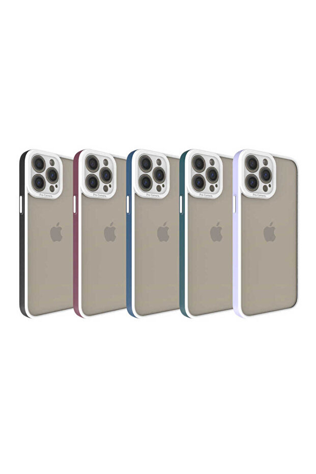 حافظة ASMA متوافقة مع هاتف iPhone 13 Pro Max - أرجواني - 2