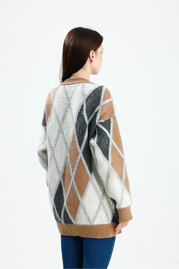 سترة مبطن بالصوف بوسكيو بنمط البقلاوة - 8