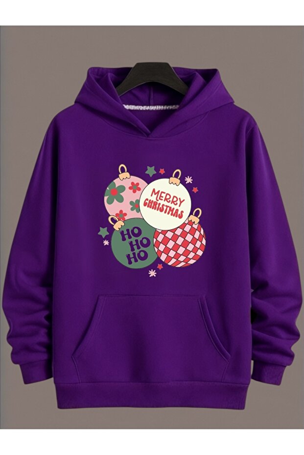 Unisex Long Sleeve Transfer Merry Christmas Christmas Printed Plus Size Crew Neck Sweatshirt