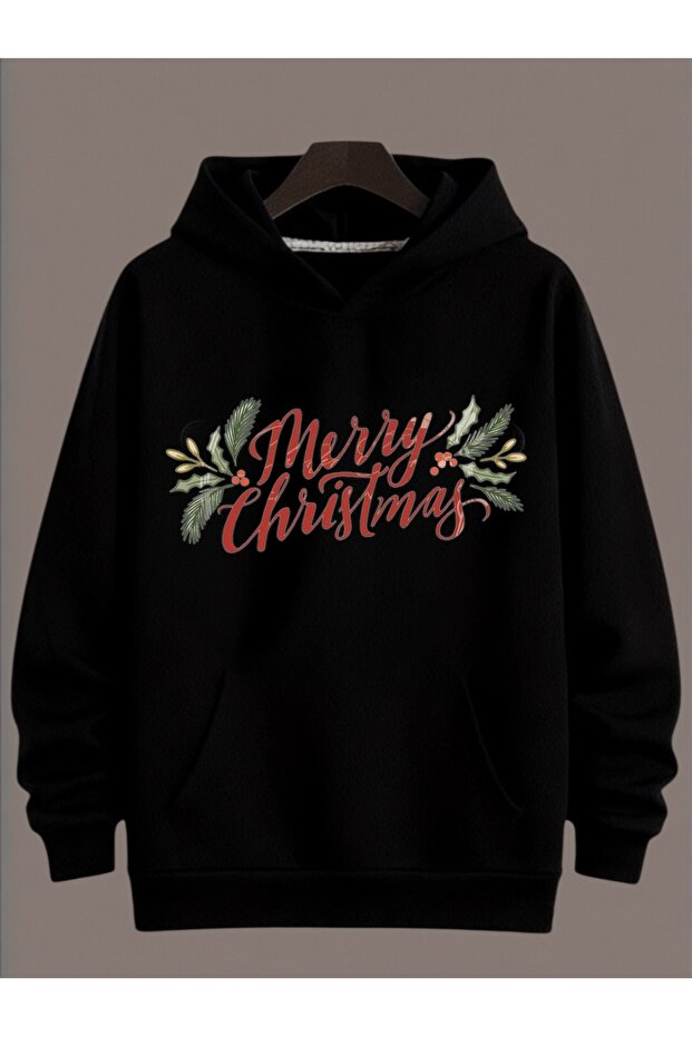 Unisex Long Sleeve Transfer Merry Christmas Christmas Printed Plus Size Crew Neck Sweatshirt