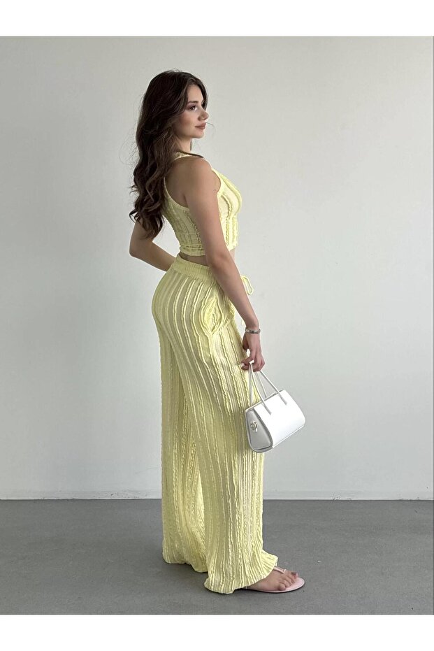 Crop Dikişli Takım - 4