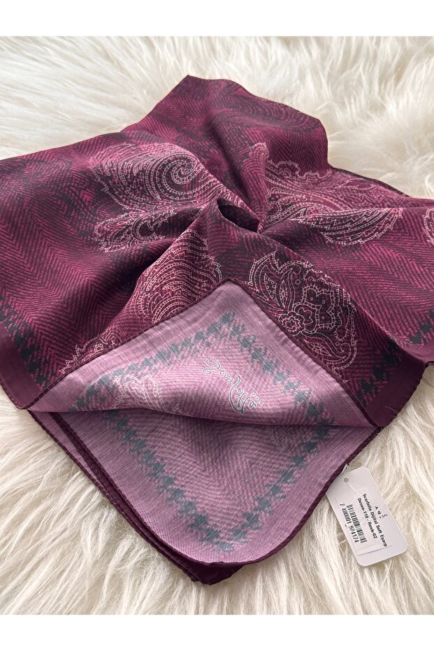 desenli soft eşarp - 4