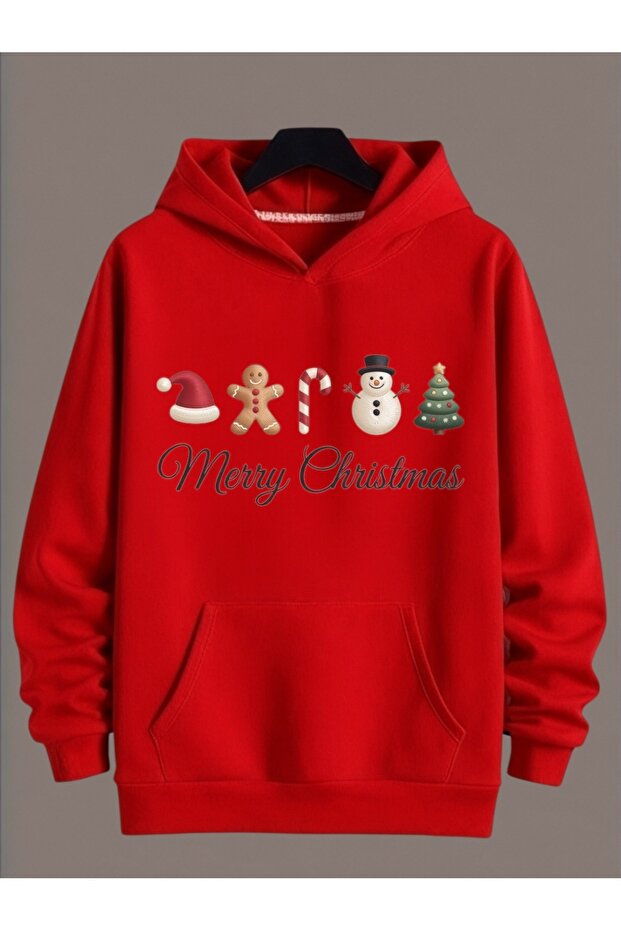 Unisex Long Sleeve Transfer Merry Christmas Christmas Printed Plus Size Crew Neck Sweatshirt