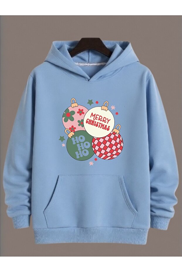 Unisex Long Sleeve Transfer Merry Christmas Christmas Printed Plus Size Crew Neck Sweatshirt