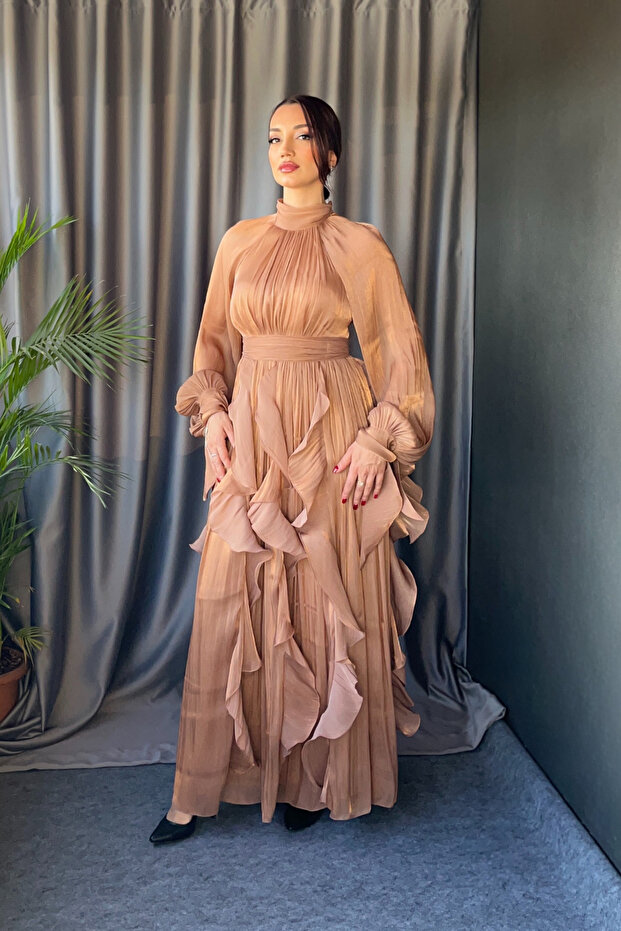 Zarafet Dalgası Elbise - 3