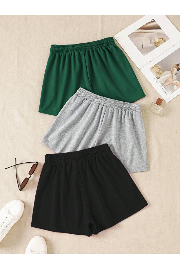 3-LÜ Kadın Kısa Şort - 2