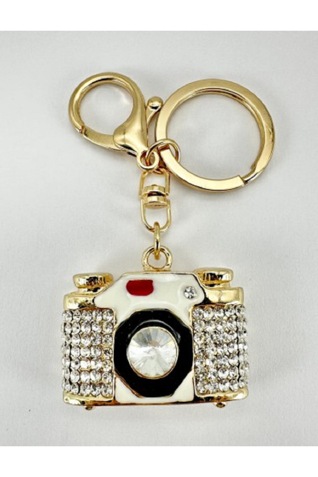 Rhinestone Camera Bag Ornament Charm/Keychain