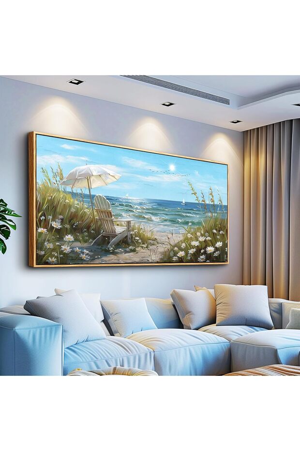 Beautiful Large Framed Canvas Wall Art 60x120 cm – Wall Art Landscape Decor