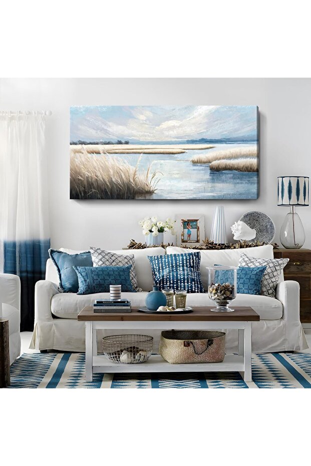 Beautiful Large Framed Canvas Wall Art 60x120 cm – Wall Art Landscape Decor