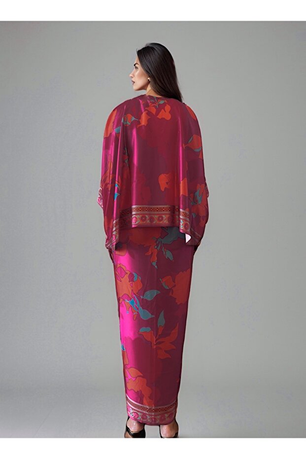 Dusky coord drape - 2